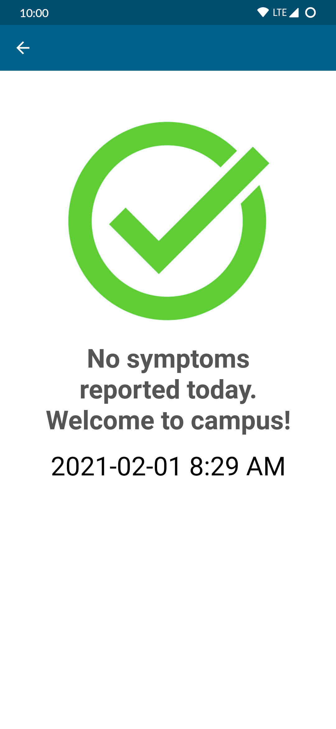 Screenshot of real LiveUnsafe application Screenshot of real LiveUnsafe application